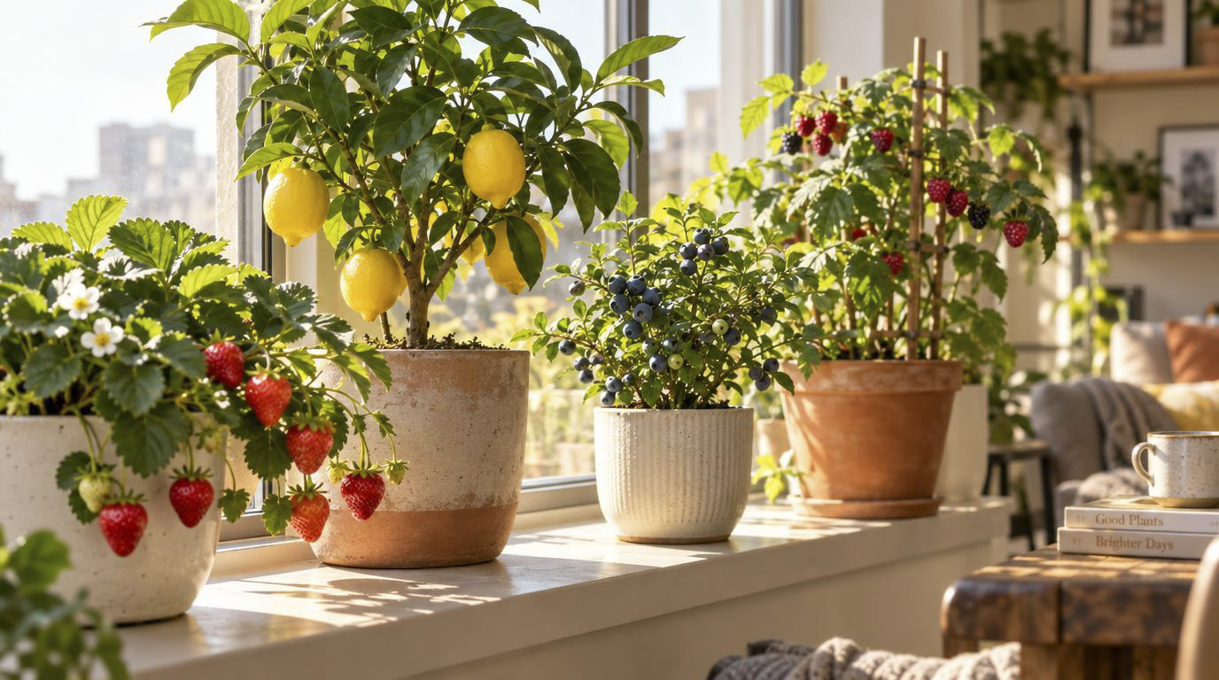 Cum cultivi fructe la ghiveci in apartament
